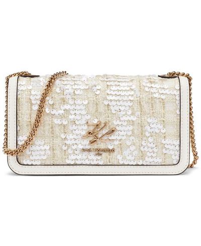 KARL LAGERFELD PARIS KARL LAGERFELD PARIS Kosette Boucle+Sequins Crossbody