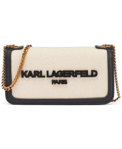 KARL LAGERFELD PARIS KARL LAGERFELD PARIS Kosette Canvas Shoulder Bag