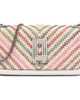 KARL LAGERFELD PARIS KARL LAGERFELD PARIS Kosette Chevron Raffia Shoulder Bag - 1