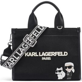 KARL LAGERFELD PARIS KARL LAGERFELD PARIS Kristina Knit Satchel with Pins