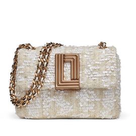 KARL LAGERFELD PARIS KARL LAGERFELD PARIS Lafayette Boucle+Sequins Crossbody