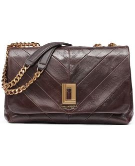 KARL LAGERFELD PARIS KARL LAGERFELD PARIS Lafayette Chevron Shoulder Bag