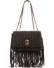 KARL LAGERFELD PARIS KARL LAGERFELD PARIS Lafayette Suede Fringe Shoulder Bag - 1