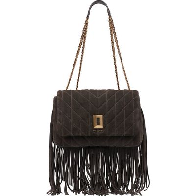 KARL LAGERFELD PARIS KARL LAGERFELD PARIS Lafayette Suede Fringe Shoulder Bag