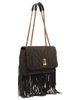 KARL LAGERFELD PARIS KARL LAGERFELD PARIS Lafayette Suede Fringe Shoulder Bag - 3