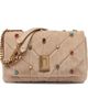 KARL LAGERFELD PARIS KARL LAGERFELD PARIS Lafayette Suede Shoulder Bag With Gems - 1