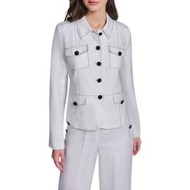 KARL LAGERFELD PARIS KARL LAGERFELD PARIS Linen Blend Jacket