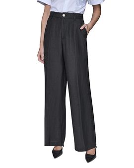 Karl Lagerfeld Paris Karl Lagerfeld Paris Linen Blend Pants