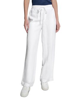Karl Lagerfeld Paris Karl Lagerfeld Paris Linen Viscose Drawstring Pants