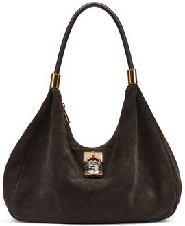 KARL LAGERFELD PARIS KARL LAGERFELD PARIS Maelynn Suede Hobo Bag