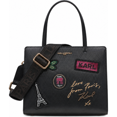 KARL LAGERFELD PARIS KARL LAGERFELD PARIS Maybelle Pins and Rhinestones Satchel