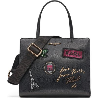 KARL LAGERFELD PARIS KARL LAGERFELD PARIS Maybelle Pins+Rhinestones Satchel