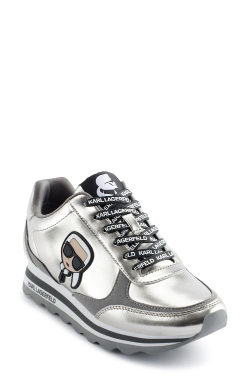 KARL LAGERFELD PARIS KARL LAGERFELD PARIS Meade Metallic Sneaker