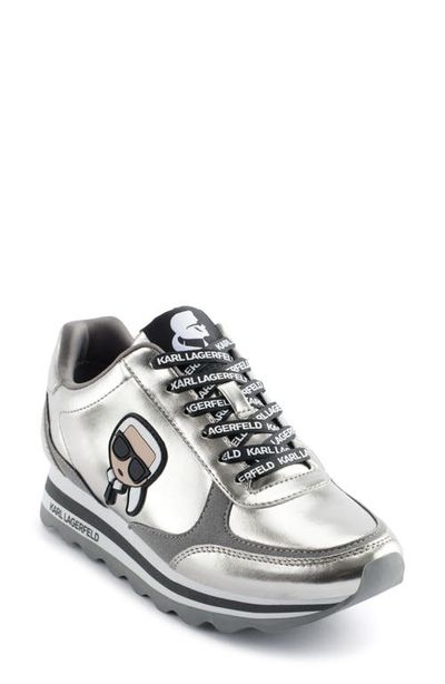 KARL LAGERFELD PARIS KARL LAGERFELD PARIS Meade Metallic Sneaker