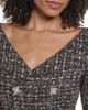 Karl Lagerfeld Paris Karl Lagerfeld Paris Metallic Tweed Coat Dress - 5