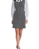 KARL LAGERFELD PARIS KARL LAGERFELD PARIS Mixed Media Long Sleeve Minidress - 1