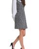 KARL LAGERFELD PARIS KARL LAGERFELD PARIS Mixed Media Long Sleeve Minidress - 3