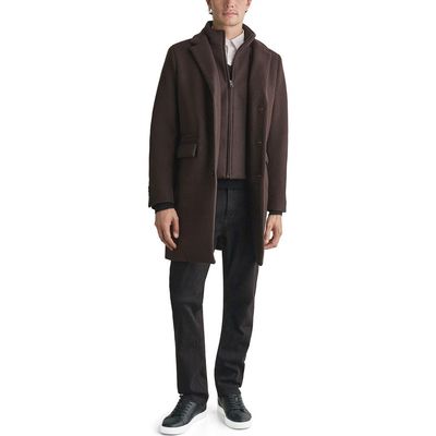 KARL LAGERFELD PARIS KARL LAGERFELD PARIS Overcoat with Bib