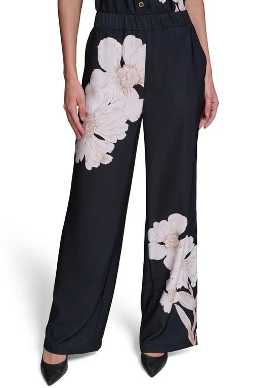 KARL LAGERFELD PARIS KARL LAGERFELD PARIS Placed Floral Soft Pants