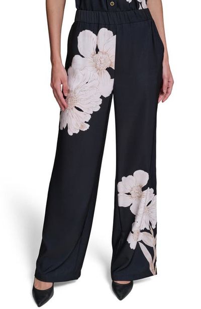 KARL LAGERFELD PARIS KARL LAGERFELD PARIS Placed Floral Soft Pants