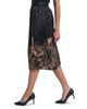 Karl Lagerfeld Paris Karl Lagerfeld Paris Pleated Placed Print Midi Skirt - 4