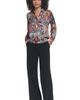 KARL LAGERFELD PARIS KARL LAGERFELD PARIS Print Surplice Shirt - 5