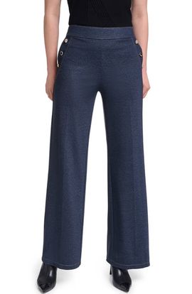 KARL LAGERFELD PARIS KARL LAGERFELD PARIS Pull On Sailor Wide Leg Pants