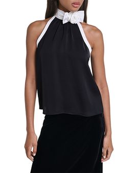 Karl Lagerfeld Paris Karl Lagerfeld Paris Rose Sleeveless Halter Top