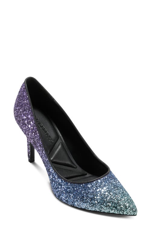 KARL LAGERFELD PARIS KARL LAGERFELD PARIS Royale Ombré Glitter Pump