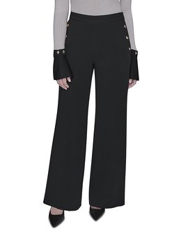 Karl Lagerfeld Paris Karl Lagerfeld Paris Sailor Button Flare Pants