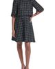 KARL LAGERFELD PARIS KARL LAGERFELD PARIS Sequin Plaid Tweed Dress - 1