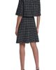 KARL LAGERFELD PARIS KARL LAGERFELD PARIS Sequin Plaid Tweed Dress - 2