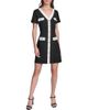 KARL LAGERFELD PARIS KARL LAGERFELD PARIS Short Sleeve Scuba Crepe Dress - 1