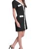 KARL LAGERFELD PARIS KARL LAGERFELD PARIS Short Sleeve Scuba Crepe Dress - 3