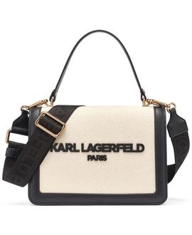 KARL LAGERFELD PARIS KARL LAGERFELD PARIS Simione Canvas Satchel