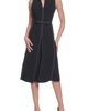 KARL LAGERFELD PARIS KARL LAGERFELD PARIS Sleeveless Scuba Crepe A-Line Dress - 1