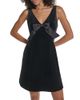 Karl Lagerfeld Paris Karl Lagerfeld Paris Sleeveless Velvet V Neck Bow Front Cocktail Dress - 1