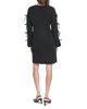 Karl Lagerfeld Paris Karl Lagerfeld Paris Stretch Velvet Bow Tie Sleeves Sheath Dress - 3