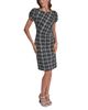 Karl Lagerfeld Paris Karl Lagerfeld Paris Textured Plaid Sheath Dress - 4