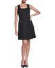 KARL LAGERFELD PARIS KARL LAGERFELD PARIS Textured Stretch A-Line Dress - 1