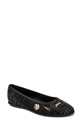 KARL LAGERFELD PARIS KARL LAGERFELD PARIS Vadelle Tweed Ballet Flat