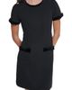 KARL LAGERFELD PARIS KARL LAGERFELD PARIS Velvet Detail Scuba Crepe Shift Minidress - 5