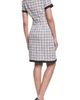 KARL LAGERFELD PARIS KARL LAGERFELD PARIS Windowpane Check Tweed Sheath Dress - 2