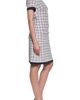 KARL LAGERFELD PARIS KARL LAGERFELD PARIS Windowpane Check Tweed Sheath Dress - 3