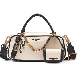 KARL LAGERFELD PARIS KARL LAGERFELD PARIS Zaylia Canvas Mini Crossbody