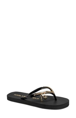 KARL LAGERFELD PARIS KARL LAGERFELD PARIS Zemira Chain Flip Flop