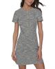 Karl Lagerfeld Paris Knit Tweed A-Line with Flower Buttons - 1