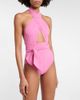 Karla Colletto Karla Colletto Cutout halterneck swimsuit - 2