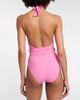 Karla Colletto Karla Colletto Cutout halterneck swimsuit - 3