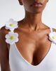 Karla Colletto Karla Colletto Juliet belted floral-appliqué swimsuit - 3